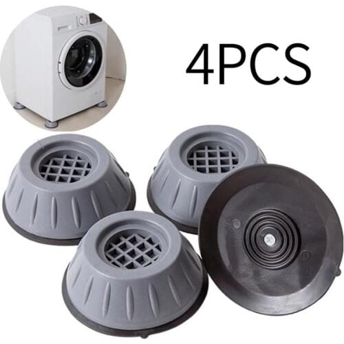 4Pcs/Set Anti-slip And Noise-reducing Washing Machine Feet Non-slip Mats Refrigerator Anti-vibration Pad Kitchen Bathroom Mat