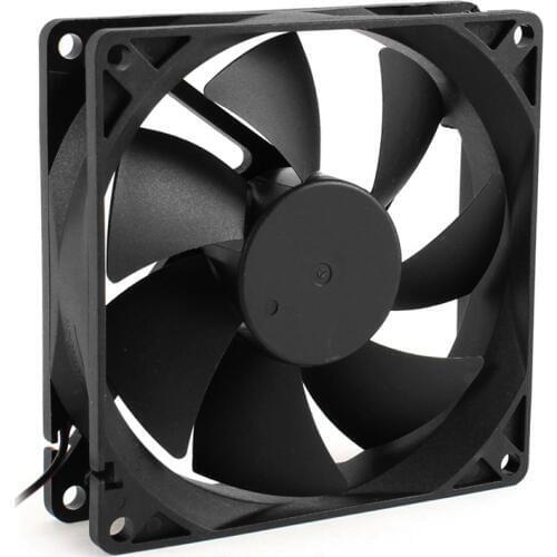 92mm x 25mm 24V 2Pin Sleeve Bearing Cooling Fan for PC Case CPU Cooler