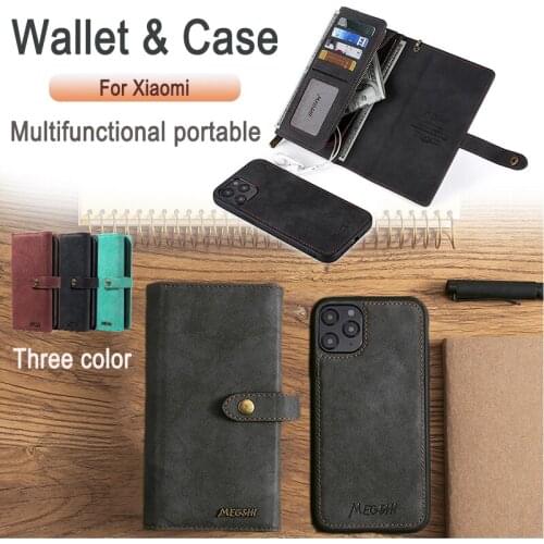 Multifunctional Wallet For Redmi Note10 Pro Note 8 Pro Note 9 Pro luxury Wallet Cell phone Case Flip Cover Xiaomi 10 Pro