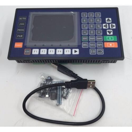 CNC 3 Axis TFT Communication RS485 Lathe System Controller Servo Stepper Controller For CNC Milling Machine One Year Warranty