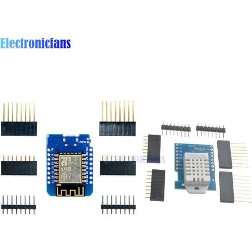 DHT22 AM2302 Digital Temperature And Relative Humidity Sensor ESP8266 ESP-12 ESP-12F CH340G CH340 V2 USB For Wemos D1 Shield