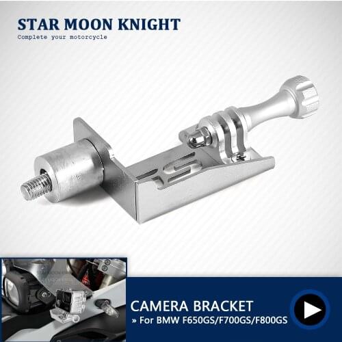 Motorcycle Holder Cam Camera Driving Recorder Bracket Front Camera Mount CamRack For BMW F650GS F700GS F800GS F 700 800 GS