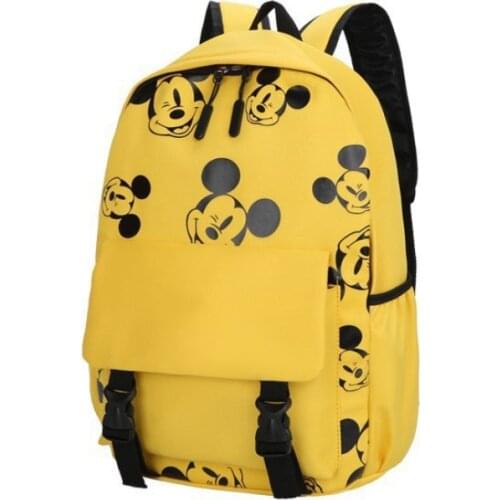 Disney childrens cartoon Mickey Mouse boy girl female backpack student school bag travel bag fashion large capacity backpack