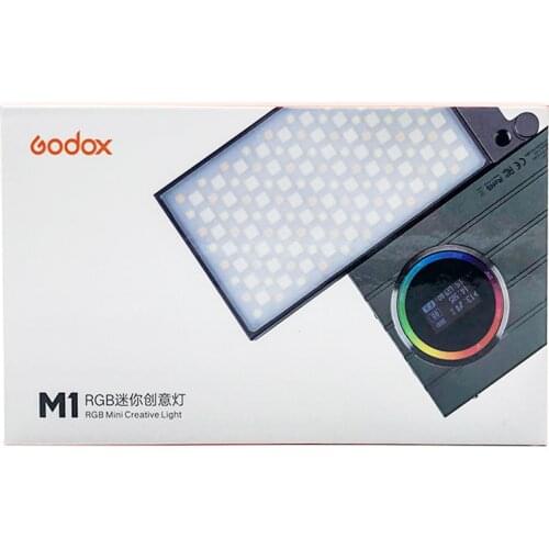 Godox M1 Full Color RGB LED Light 2500K-8500K Portable Pocket LED Video Light Photography Lightting for Canon Nikon Sony Camera