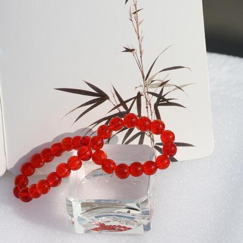 Crystal Round Bead 8mm Multiple colors Glass Smooth Beads Wholesales For DIY Wedding Home Decoration