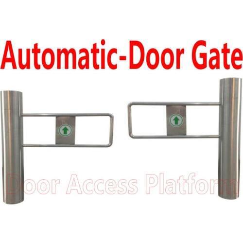 Stainless Steel#304 Metal Materials Turnstie Gate automatical access control gate turnstile barrier swing gate door entry +exit