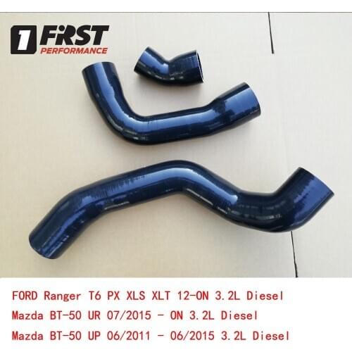Silicone intercooler turbo hose air intake hose kits for FORD RANGER PX PX2 T6 XLS XLT 3.2L Diesel 12-ON Mazda BT50 UR UP