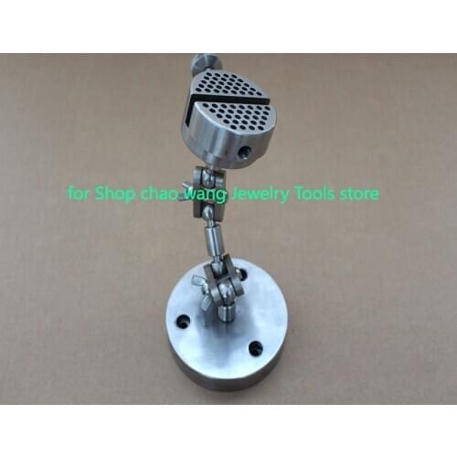 Steel Work Holder Clamp Base Tool with Pins for Jewelry Tools