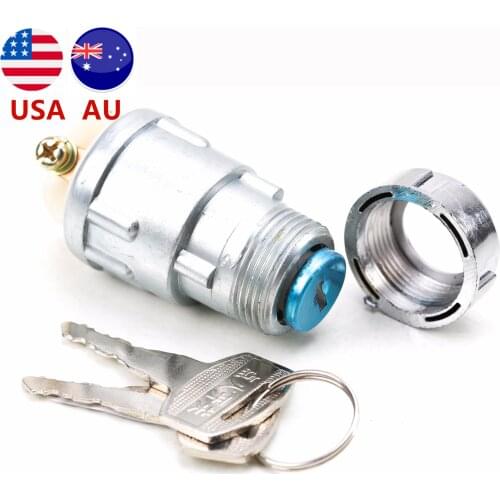 TDPRO 12V Ignition Starter 2 Keys Switches Barrel Motorcycle Switch 3 Position For 200cc 250cc Quad Dirt Bike ATV Buggy Go Kart