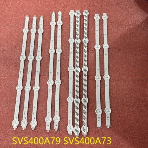 New Original Kit )10pcs LED strip for TOSHIBA 40L1333B 40D1333B 40L1354B LTA400HM23 SVS400A79 4LED A B D 5LED C SVS400A73
