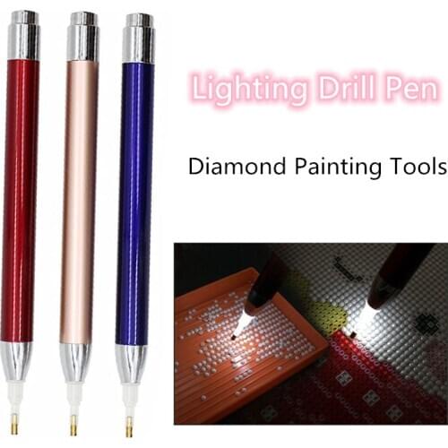 Luminous Diamond Painting Tool Point Drill Pen Cross Stitch Diamond Sticker