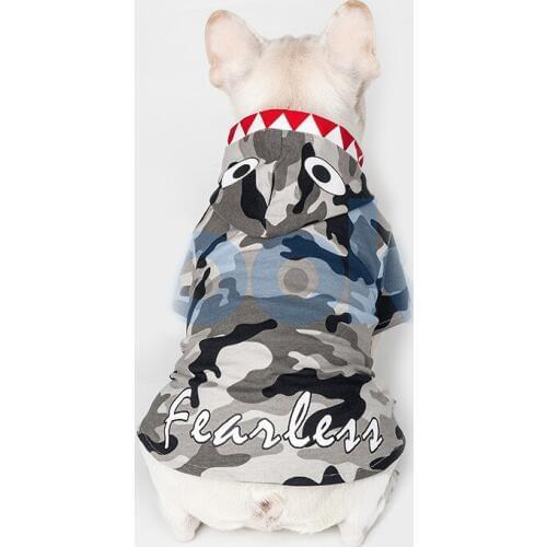 Warm Camouflage Cat Dog Jackets Hoodie Windproof Windbreaker Outdoor Pet Clothes for Small Dogs Coat Puppy Big Dog Bulldog