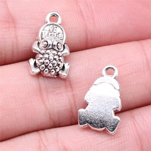 WYSIWYG 10pcs 17x11mm Tibetan Charms For Money Charms For Attracting Money Lucky Charms For Money For Jewelry Making
