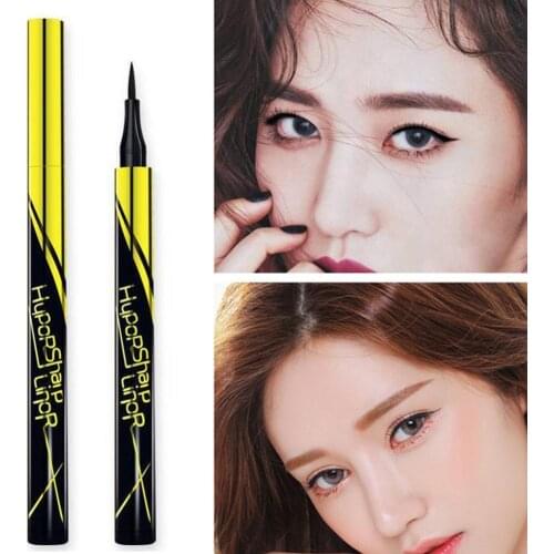 High Quality Eyes Liquid Eyeliner Pen Black Waterproof Hours 24 up Quick-dry Pencil Long-lasting Liner Make Eye Smooth H5M7