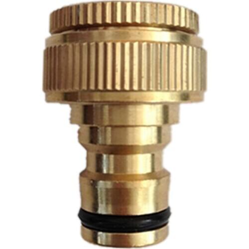 1PCS Brass Faucets Standard Connector Washing Machine Gun Quick Connect Fitting Pipe Connections 1/2 "3/4"