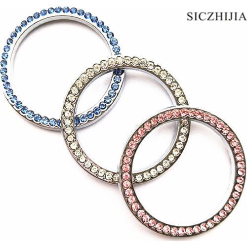 Car one button start button button decorative ring for Opel Astra VAUXHALL MOKKA Zafira Insignia Vectra Antara