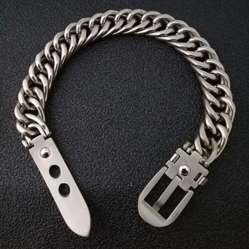 Pure Titanium Belt Bracelet Chain Link Style 10 MM Minimalist Gift