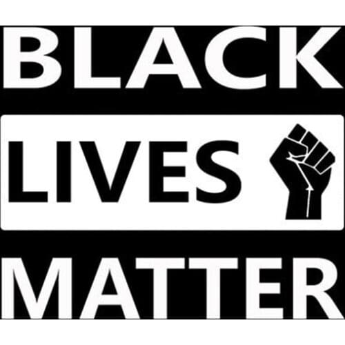 Black/Sliver Black Lives Matter Quote Car Sticker Small/Big Size Removable Waterproof Window Body Decal CL826