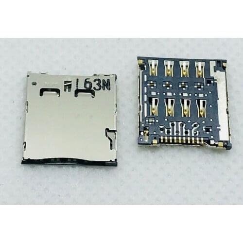 C101 OPPO X907 zenfone ALPS Holder Reader 8pin Push-Pull Type Motherboard Mini Micro SIM Card Socket Connector PCB FPC FFC