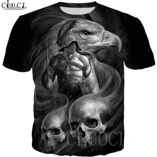 Newest Vikings T Shirt Sweatshirts Nordic Eagle Viking Tattoo 3D Print Summer Harajuku T-shirt Tee Shirt Hip Hop Streetwear