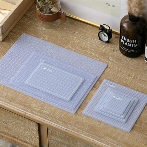 Art Manual Tool Double-sided Self-healing Cutter Board Multi-Size Translucent PVC Cutting Mat Patchwork Cut Pad Rubber Carving