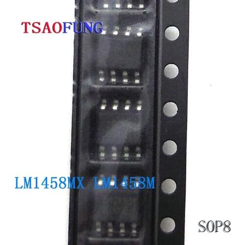 5Pieces LM1458MX LM1458M LM1458 SOP8 Integrated Circuits Electronic Components