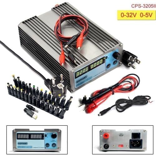 3205II DC Power Supply Mini Digital dc power supplies adjustable 32V 5A Voltage Regulator 0.01V 0.001A Laboratory Power Supply