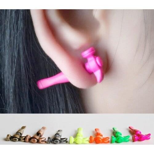 IVYYE Claw Hammer 3D Fashion Anime Cartoon Earring Cute Animal Stud Earrings For Women Girls Kids Jewelry XMAS New Gift