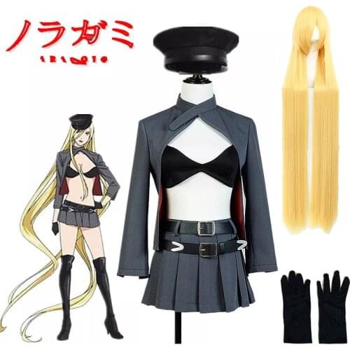 Anime Noragami Bishamon Costume Bikini Costume Sexy Cosplay full set Uniform Halloween Party Costume for Women