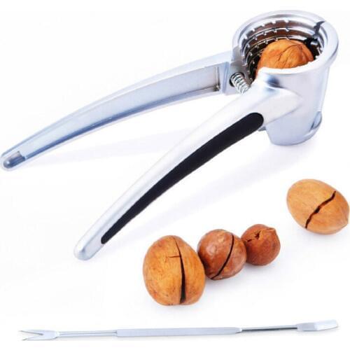 Kitchen Cooking Fruit Tools Thicken Zinc Alloy Funnel Nut Cracker Nutcracker Sheller Nut Opener Crackers