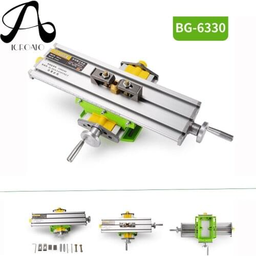 Mini Precision Milling Machine Worktable Multifunction Drill Vise Fixture Working Table Adjustable X-Y