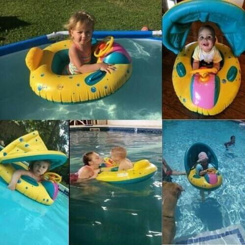 Sea Baby Swim Ring Inflatable Float Floating Swimming Pool Water Seat Lounge Toy SAL99