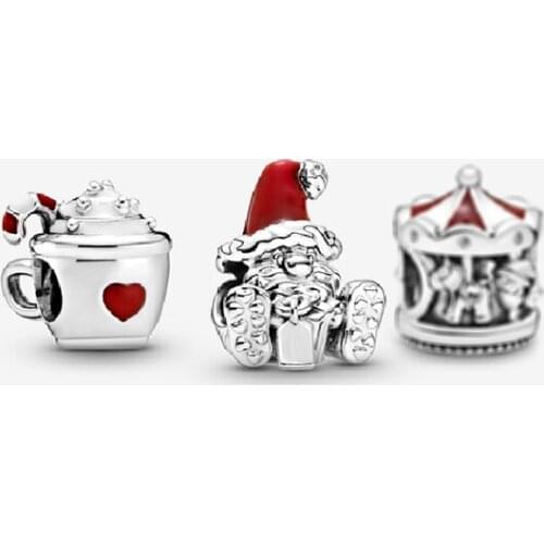 2020 New High-end Hot Selling Merry-go-round Cocoa Cup Charm, Unique Special Jewelry For Couples And Family Christmas Gifts