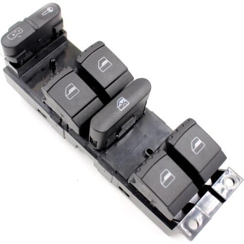 NEW Power Window Switch For VW Bora Passat Sagitar Golf Jetta MK4 B5 18G959857A Master Switch Button