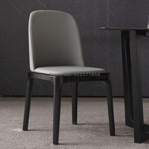 Dining chair light luxury high-end makeup stool backrest soft seat restaurant dressing table chair modern minimalist hotel home