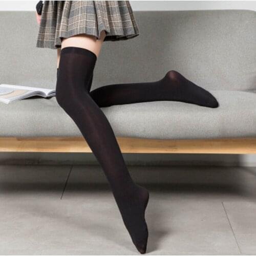 Sexy Women Socks Fashion Stockings Casual Thigh High Over Knee Velvet High Socks Student Womens Female Long Knee Sock