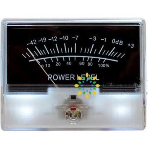 DYKB High-precision VU meter head DB level meter power amplifier preamp Indicator Meter Sound card table With backlight