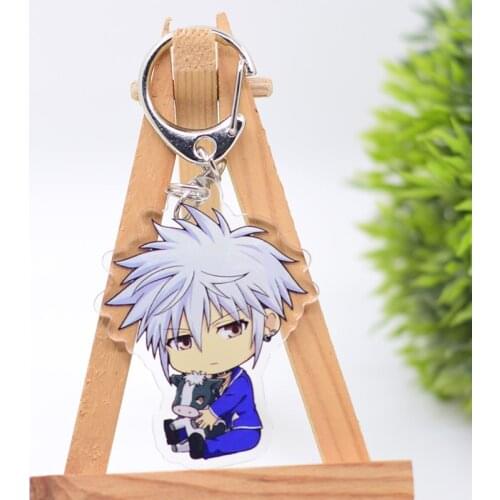 WL0971 Fruits Basket Keychain Acrylic Cartoon Keyring Accessories