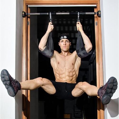 1 Pair Abdominal Muscle Band AB Straps Home Gym Pull Up Bar Leg Raiser Exercise Workout Horizontal Bar ab Hanging Strap