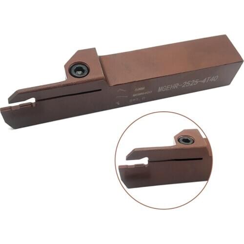 1PC MGEHR2525 4 T40 Spring Steel Grooving Turning Tool Holder 40mm Cut Deep Lathe Slot Cutter CNC Tool For MGMN 400 Insert