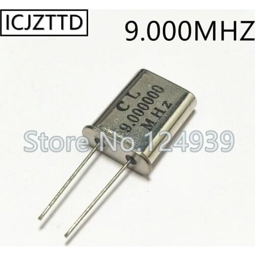 10PCS 49U 2P 9.000MHZ 9.000M 9MHZ 9M 10.000MHZ 10.000M 10MHZ 10M 10.000 10.245MHZ 10.245M 10.245 HC-49U HC-49/U 11.35mmx4.65mm