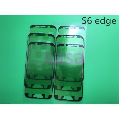 100pcs Original new Frame Sticker for Samsung Galaxy s6 G920 G920F S6 edge G925 plus G928 LCD Front Bezel Adhesive Glue Tape