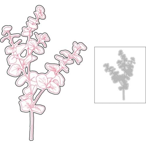 2020 New Plant Branche Eucalyptus Metal Cutting Dies For DIY Embossing Decoration Greeting Card Scrapbooking Cut Paper No Stamps