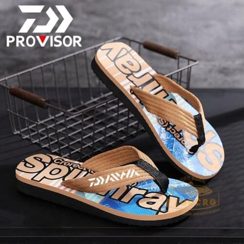 2021 DAWA Fishing Shoes Beach Sandals Light Weight Outdoor Wading Shoes Men Summer Daiwa Fishing Sandals DAWA Fishing Flip Flops