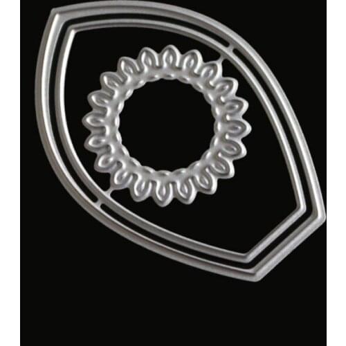 3D Petal Metal Cutting Dies Flower Frame Die Cut Stencil Scrapbooking Embossing 2019 New Christmas Craft Stamps And Dies