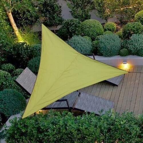 3x3x3 Waterproof Sun Shelter Triangle Sunshade Protection Outdoor Canopy Garden Patio Pool Shade Sail Awning Camping Shade Cloth