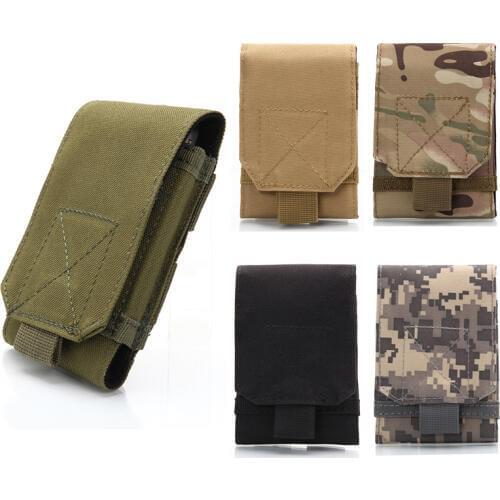 5.5-6.0 inches Holster MOLLE Army Camo Camouflage Bag Hook Loop Belt Pouch Holster Cover Case For Mobile Phone Smartphone Pouch