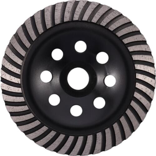 6 Inch Diamond Turbo Row Grinding Cup Wheel Fits 7/8 Inch Arbor Diamond Grinding Disc for Concrete Masonry