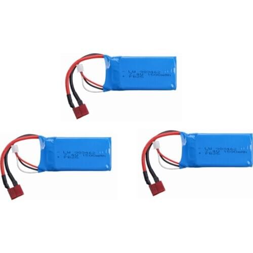 Battery for Q39 Wltoys 144001 A959-B A969-B A979-B K929-B RC Car Spare Parts 903462 2s 7.4v 1500mAh Lipo Battery 1pcs to 5pcs