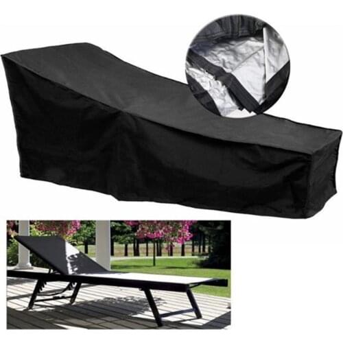 Dust Chair Cover Sun Lounger Garden Recliner Deck Protective Cover Outdoor furniture cover 208*76*41-79cm 82"*30"*16"-31"